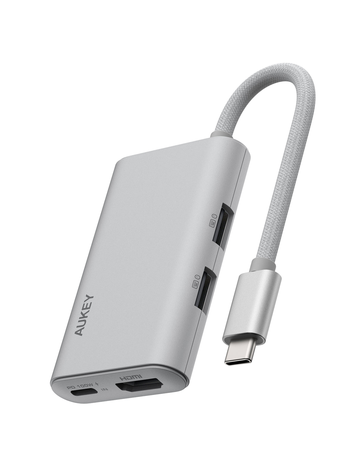 AUKEY UH-CUH06 OfficeDok 5-in-1 USB-C Hub with 4K HDMI & 100W Power Delivery