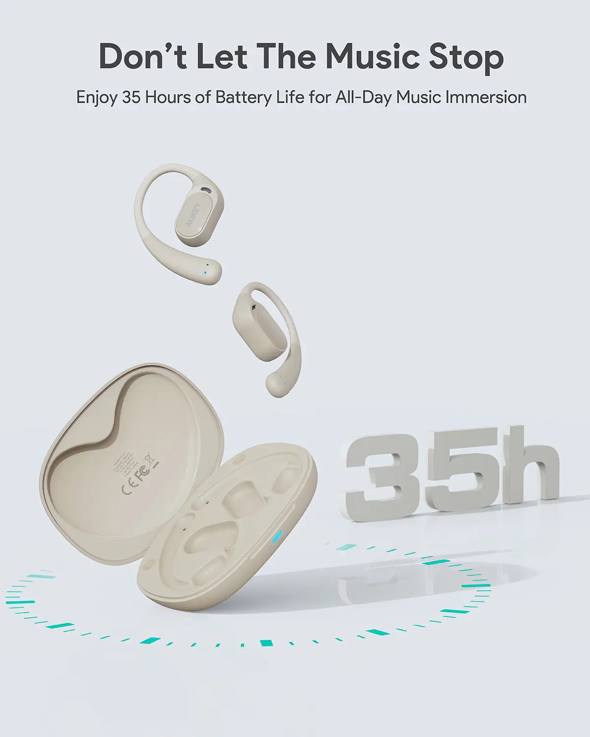 AUKEY EP-S1 Open-Ear True Wireless Earbuds BEYOND SPORTS