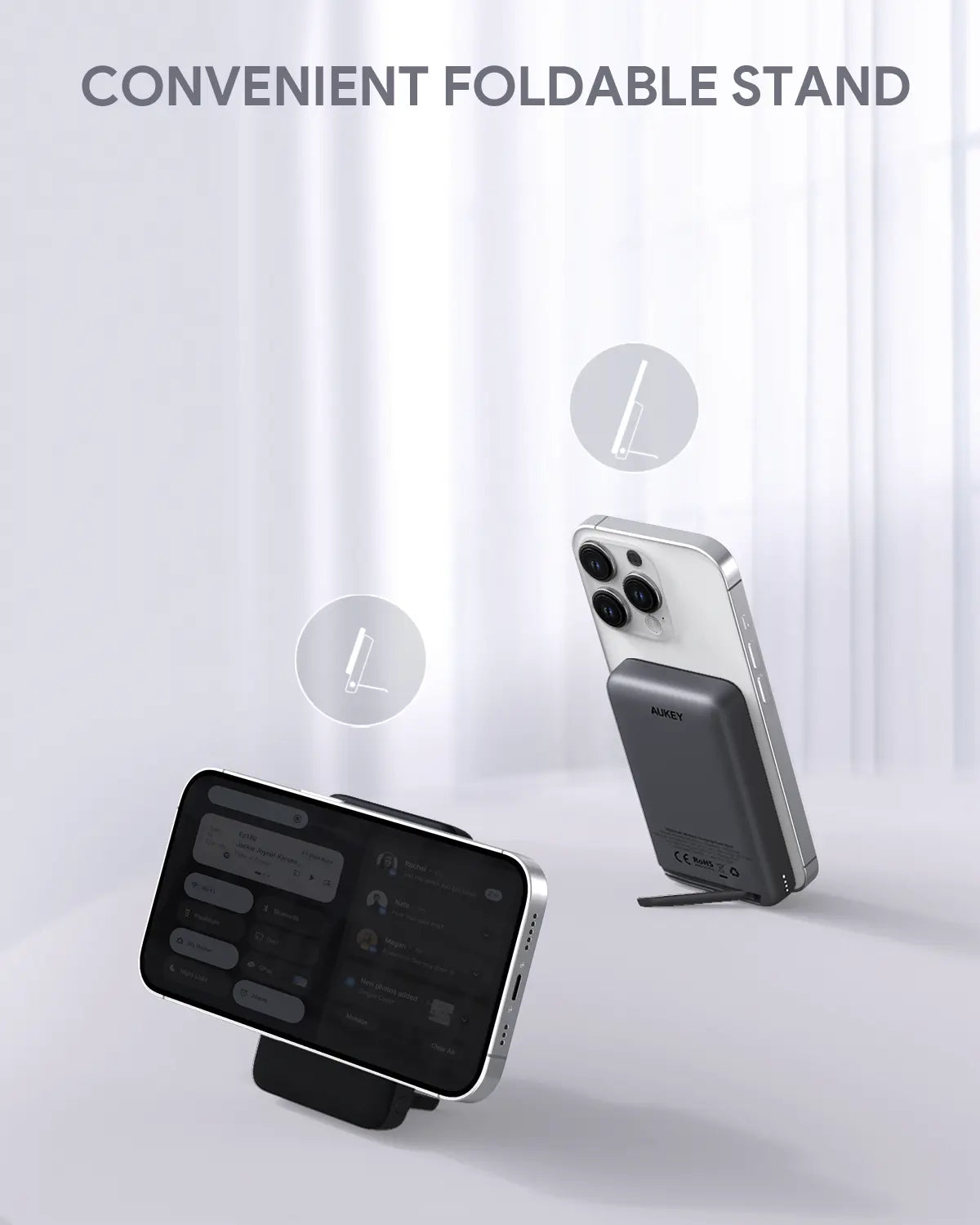 AUKEY PB-MS02 Maglink Power Bank Wireless Charger 30W 10000mAh