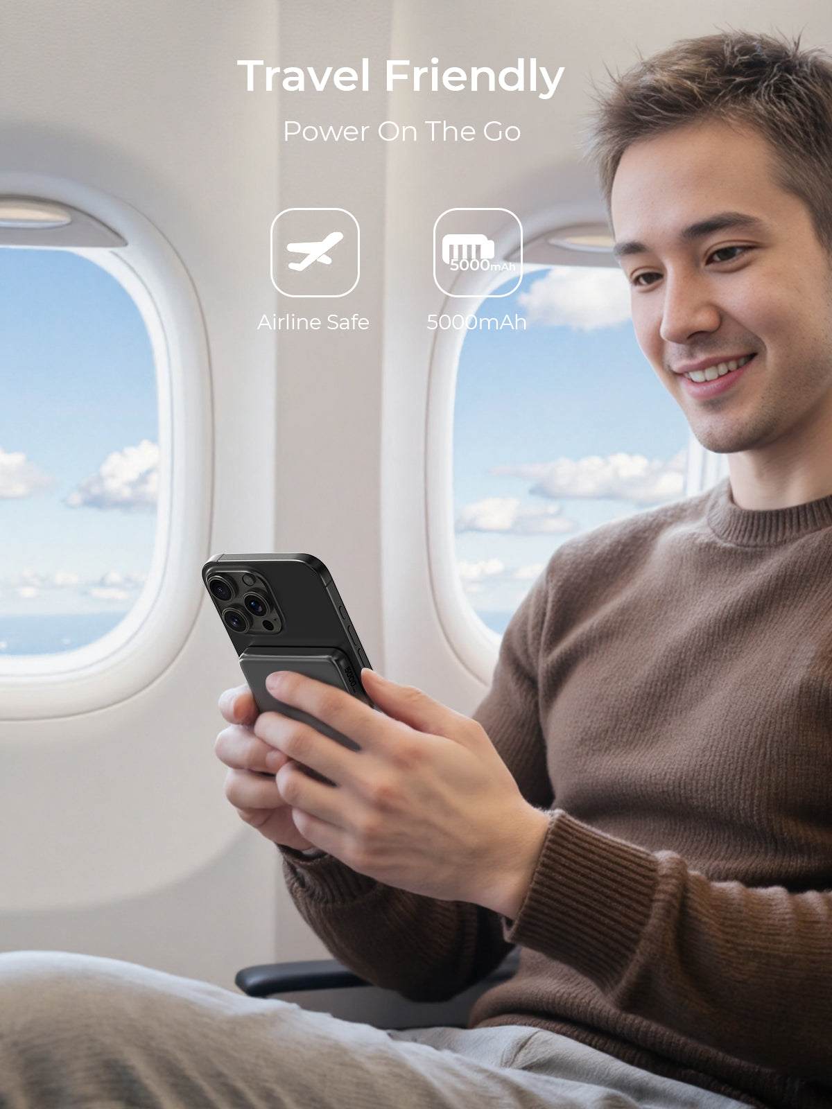 AUKEY PB-MS07 MagFusion M Qi2 5000mAh Magnetic Wireless Power Bank