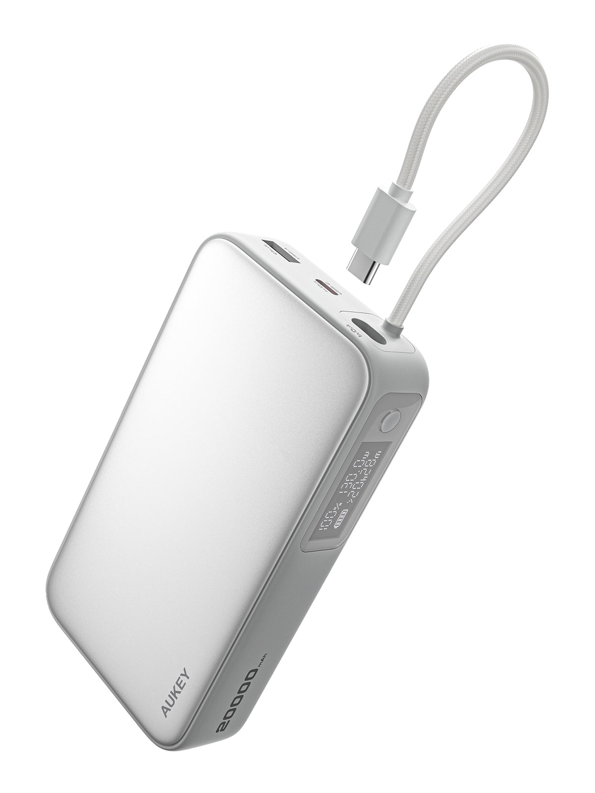 AUKEY PB-Y48 Spark Sling 20000 Power Bank with Built in USB-C Cable