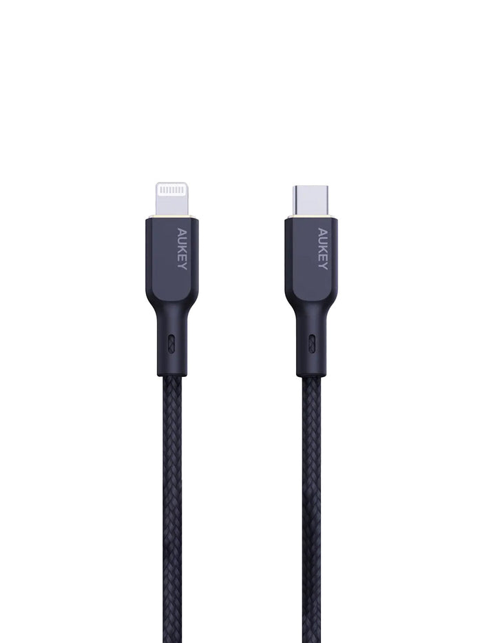 AUKEY CB-CL5 Impulse Braided CL USB-C to Lightning Cable Nylon Braided