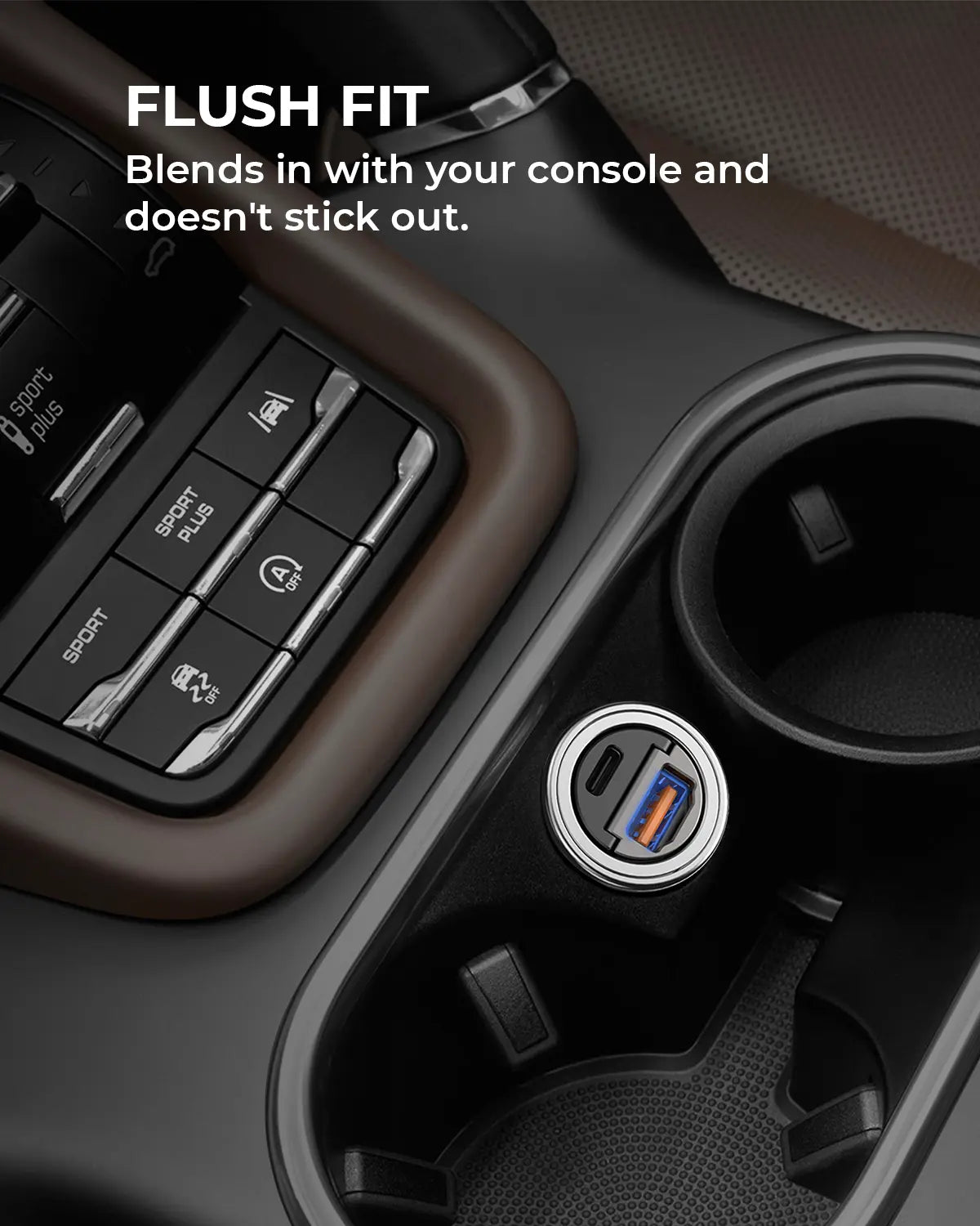 Aukey Nano Car Charger Dual port 30W (CC-A3)