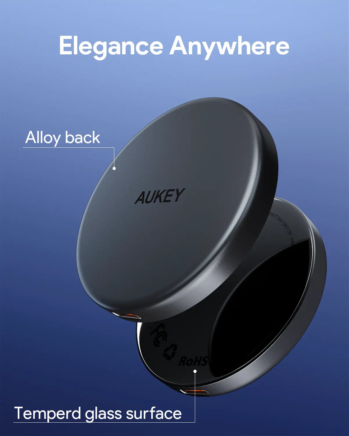 Aukey Magfusion Aura Wireless Charger 15W  (LC-MC10)