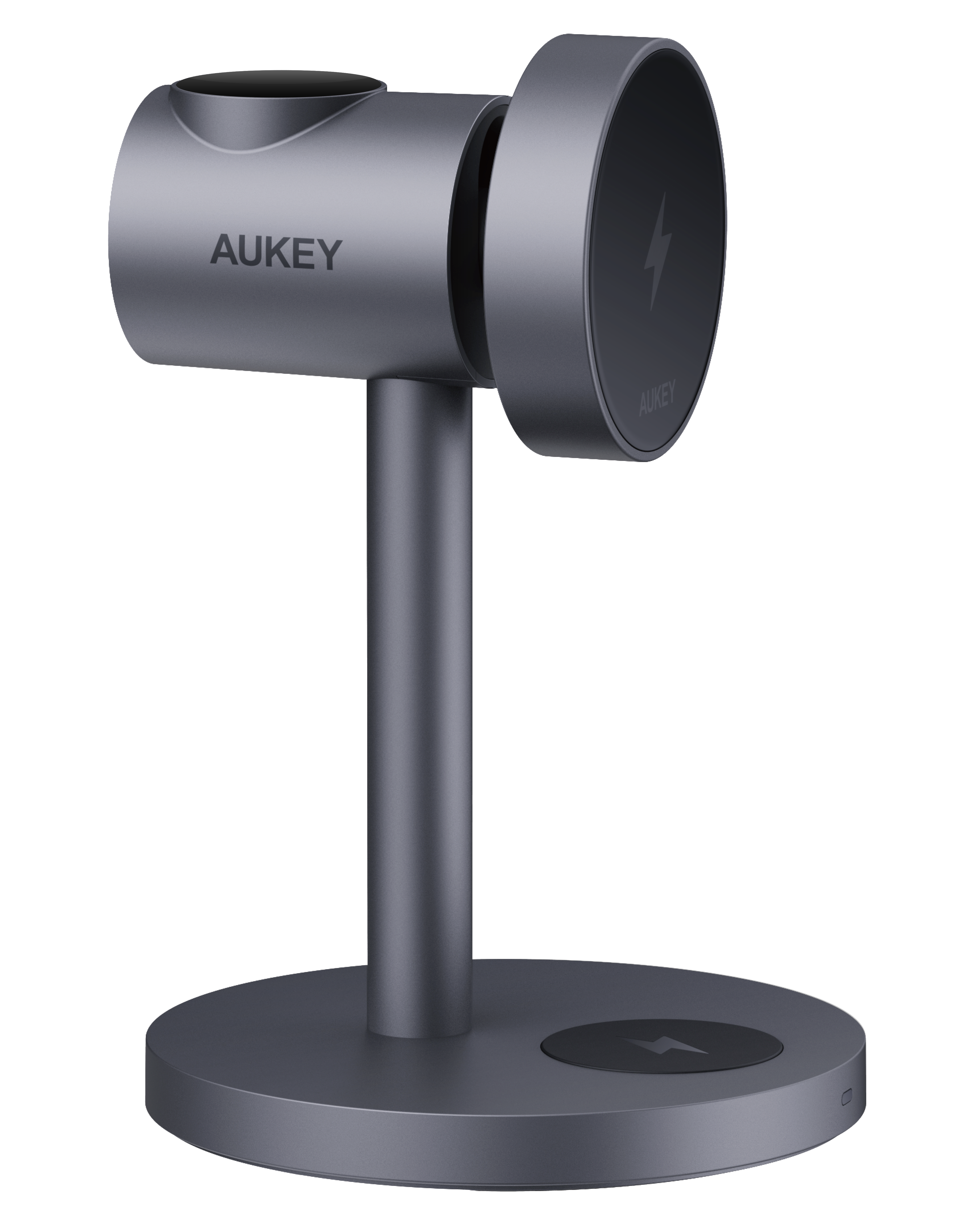 Aukey MagFusion 3-in-1 G Qi2 Magnetic Fast Wireless Charging Station for Samsung (LC-MC311G)