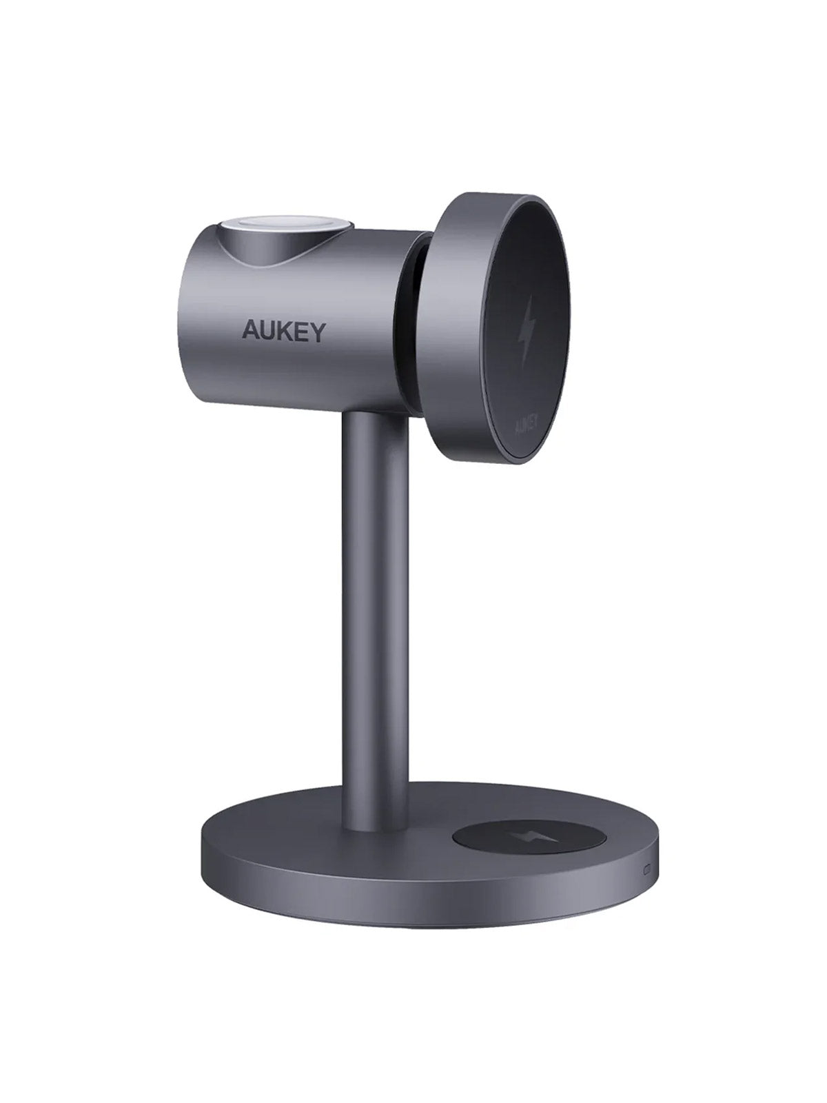 Aukey Fast Wireless 3 in 1 Phone Charger Qi2 15W for Desktop (LC-MC311)