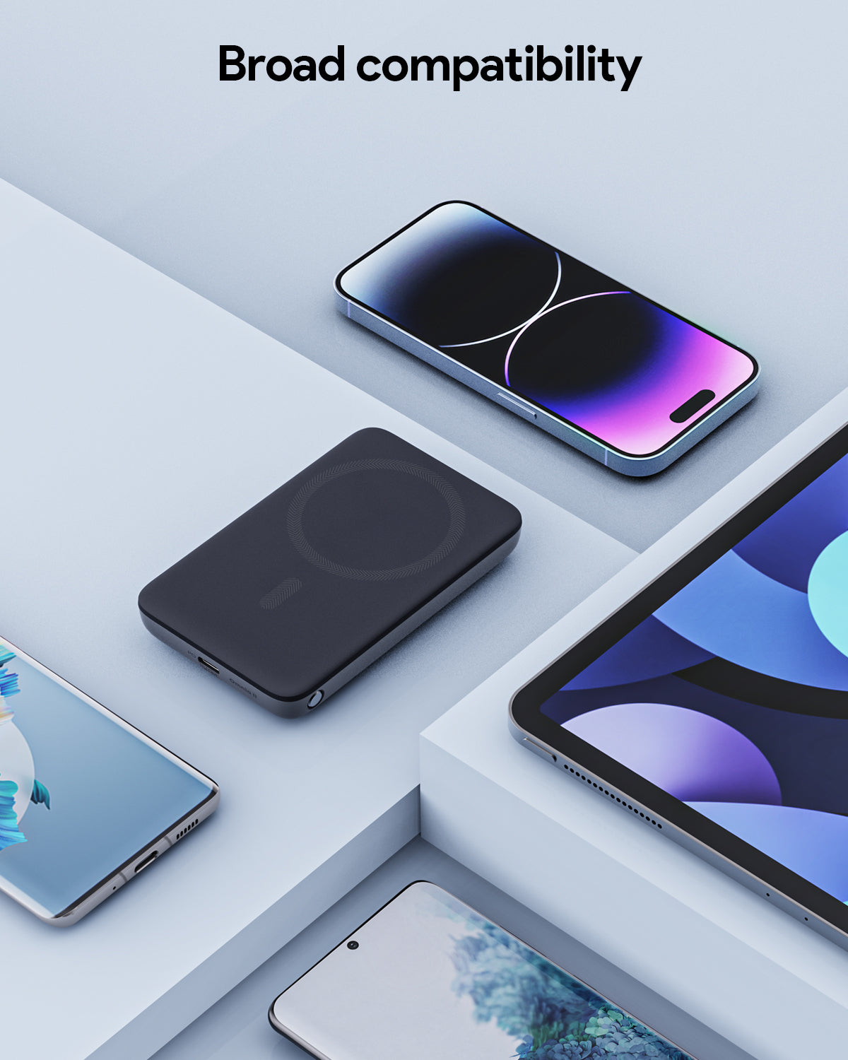 AUKEY PB-MS05 MagFusion 6700mAh Magnetic Wireless Charging Power Bank