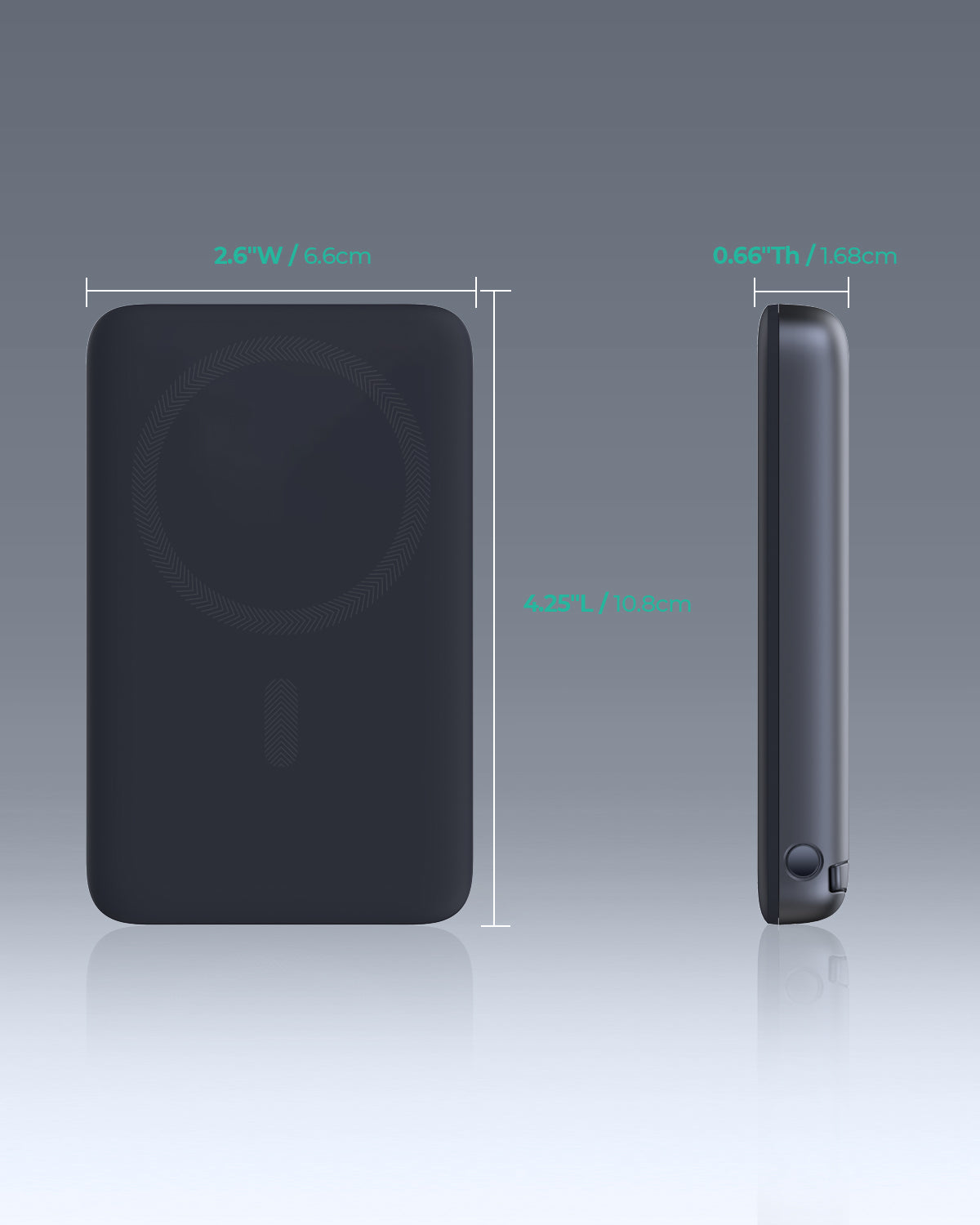 AUKEY PB-MS05 MagFusion 6700mAh Magnetic Wireless Charging Power Bank