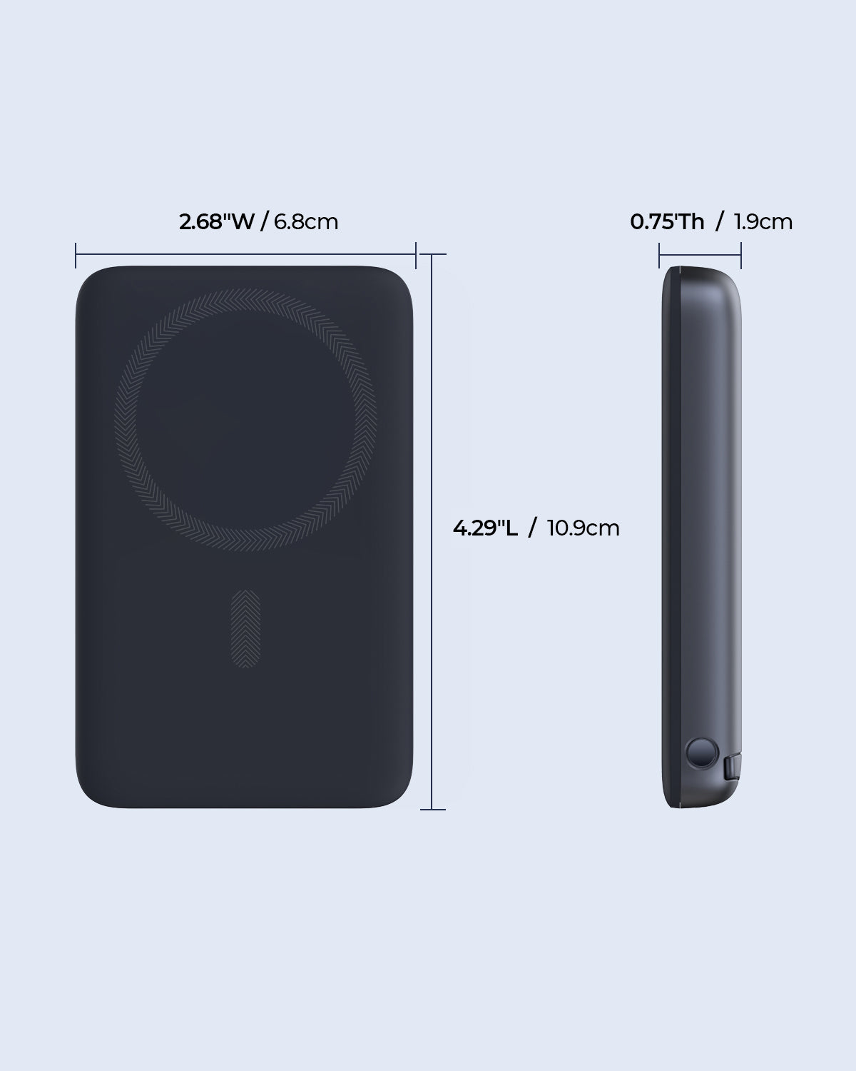 AUKEY PB-MS06 MagFusion 10000mAh Magnetic Wireless Charging Power Bank