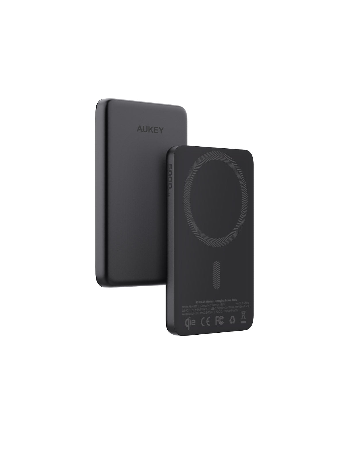 Aukey MagFusion M Qi2 5000mAh Magnetic Wireless Power Bank (PB-MS07)