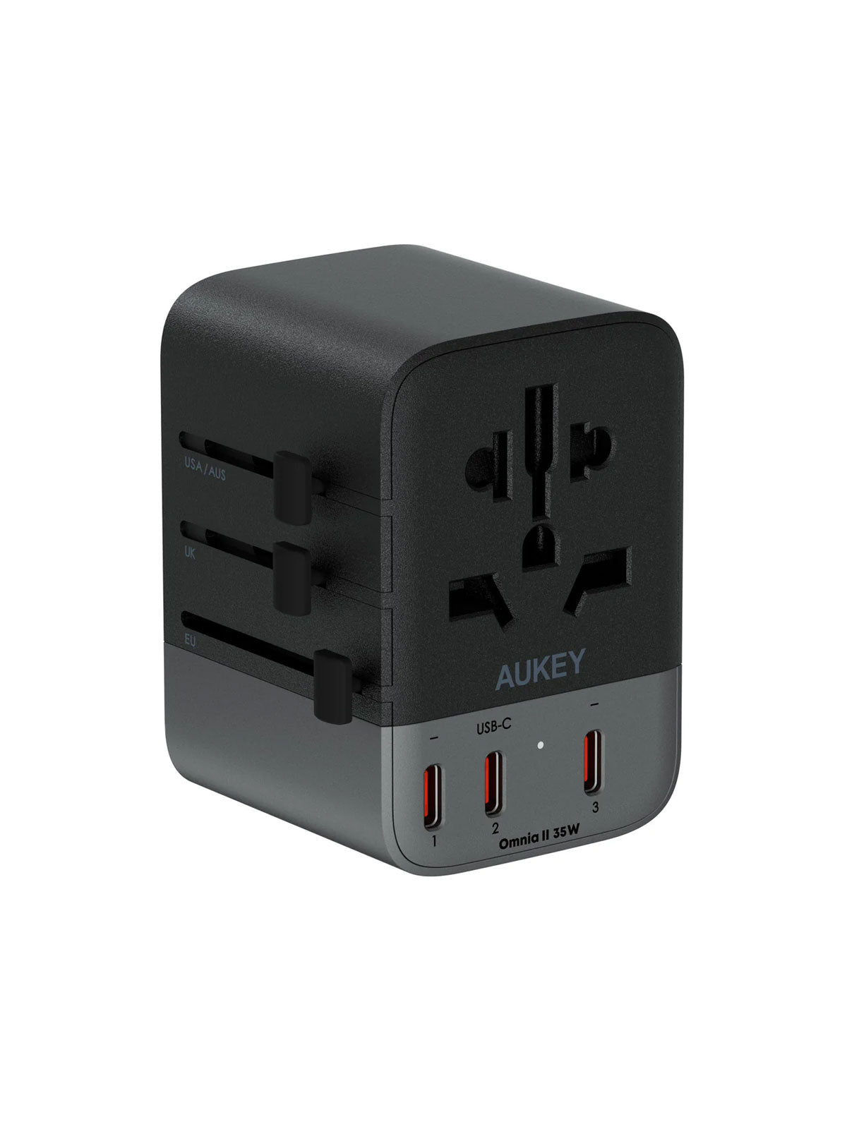 Aukey Travel Mate Universal Adapter with USB ports 35W (PA-TA07A)